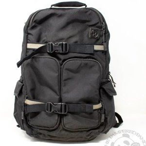 Lululemon The Wet Coast Backpack Double Pocket Buckle Large Midnight Black Mens